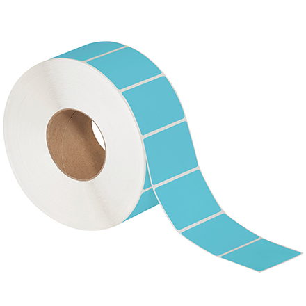 3 x 2" Blue Thermal Transfer Labels